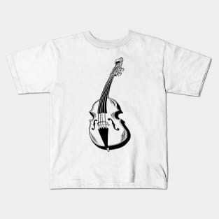 Upright bass Kids T-Shirt